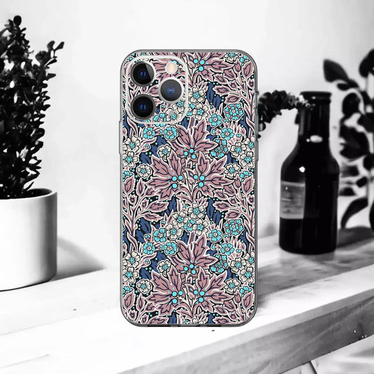 Coque souple Aubrey Forest B pour iPhone 16,15, 14, 13, 12, 11, XR, X, SE, 8, 7