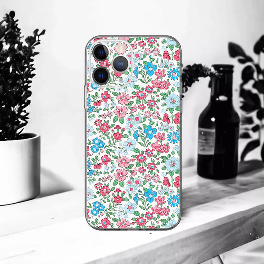 Coque souple Annabella B pour iPhone 16,15, 14, 13, 12, 11, XR, X, SE, 8, 7